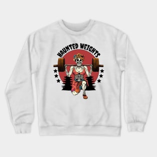 Skeletal gym girl Crewneck Sweatshirt